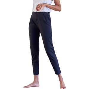ADAY Turn It Up Pants dark blue trousers High waisted Tailored M dark blue slim